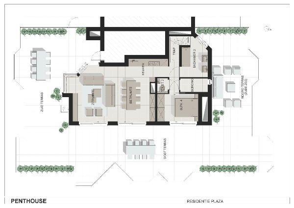 Duplex Penthouse Plaza Apartment De Panne Room photo
